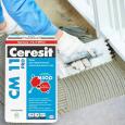 Клей для плитки Ceresit CM11 PRO водостойкий морозоустойчивый серый 25кг 2634176